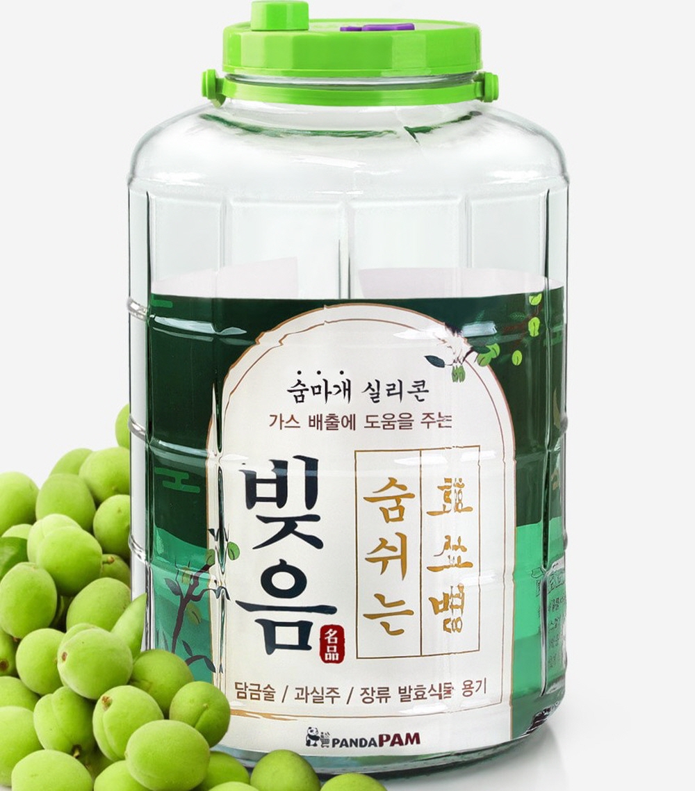 매실 담그는통 담금통 매실청병 뱀술 담금주병 10L - 상세 이미지 5