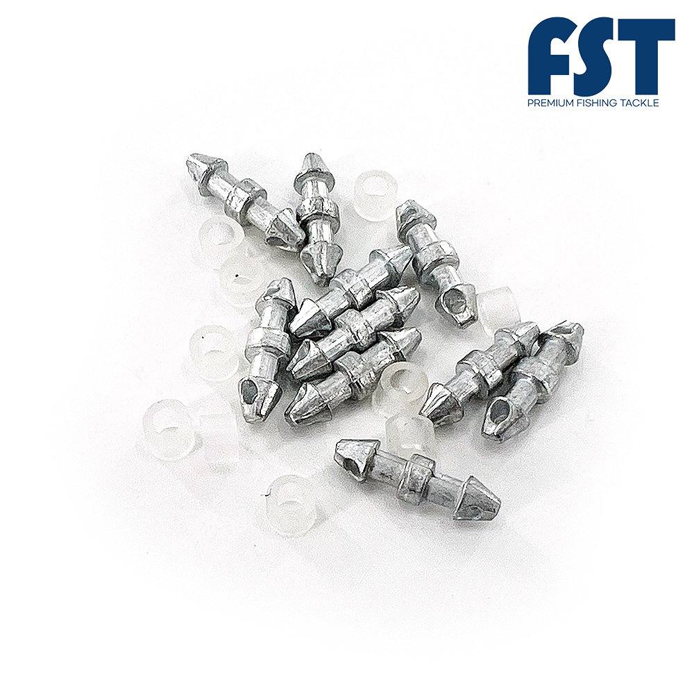 피싱템 유동식 참돔 타이라바 튜닝 파츠 더블 홀더 비드 아연합금 10EA - 상품 이미지
