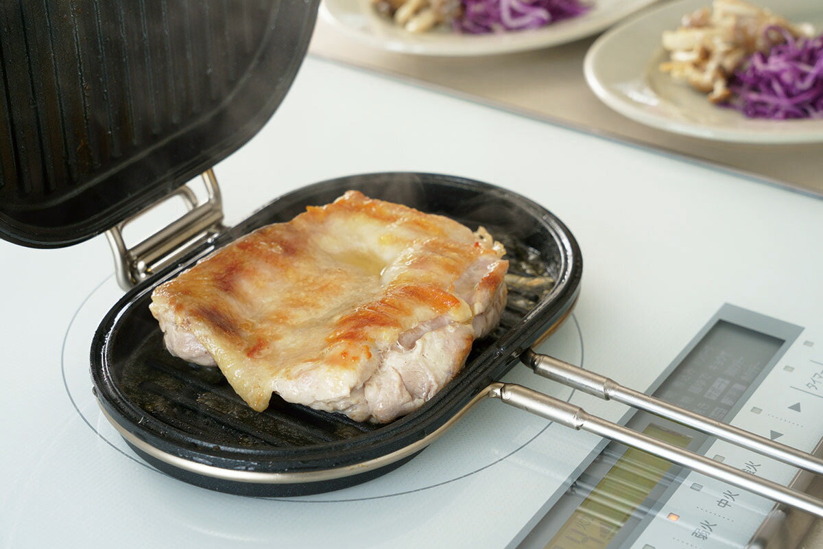 카지동야 kajidonya 가정용 파니니팬 샌드위치 토스트 캠핑 브런치 팬 이미지 6