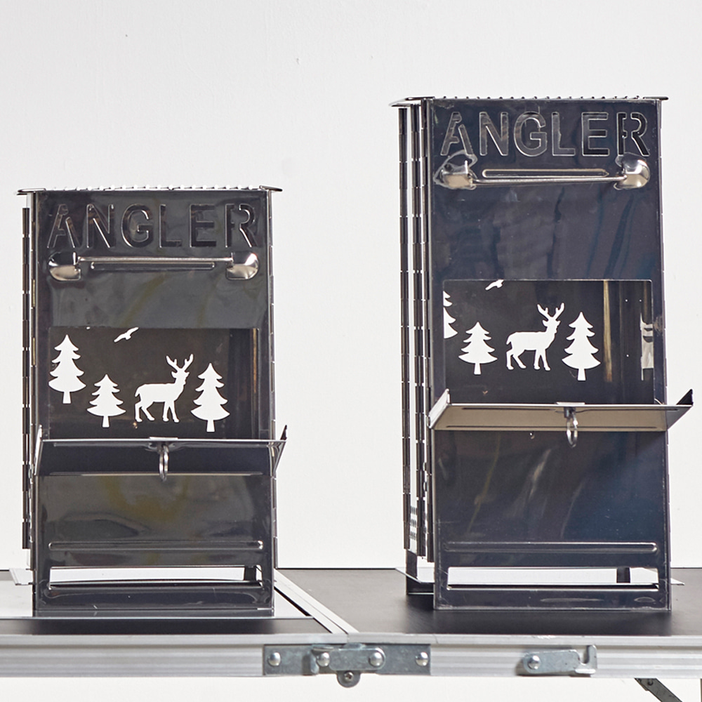 접이식 불멍 화로대 대형 우드스토브 차콜스타터 캠핑 바베큐 그릴