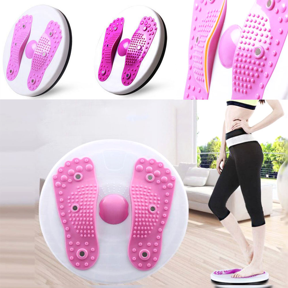 밸런스 허리 스트레칭기 트위스트 군살제거 발지압 피로회복 회전판