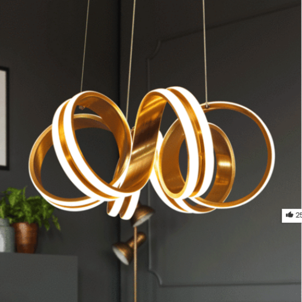 KS인증/무료+당일발송 6인용식탁등 LED 펜던트 조명 주방 식탁등 골드