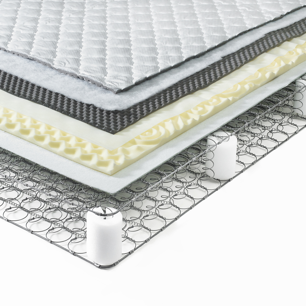 탄탄한 허리에좋은 수면매트 바닥 침대 포레스트 본넬 스프링 매트리스 싱글