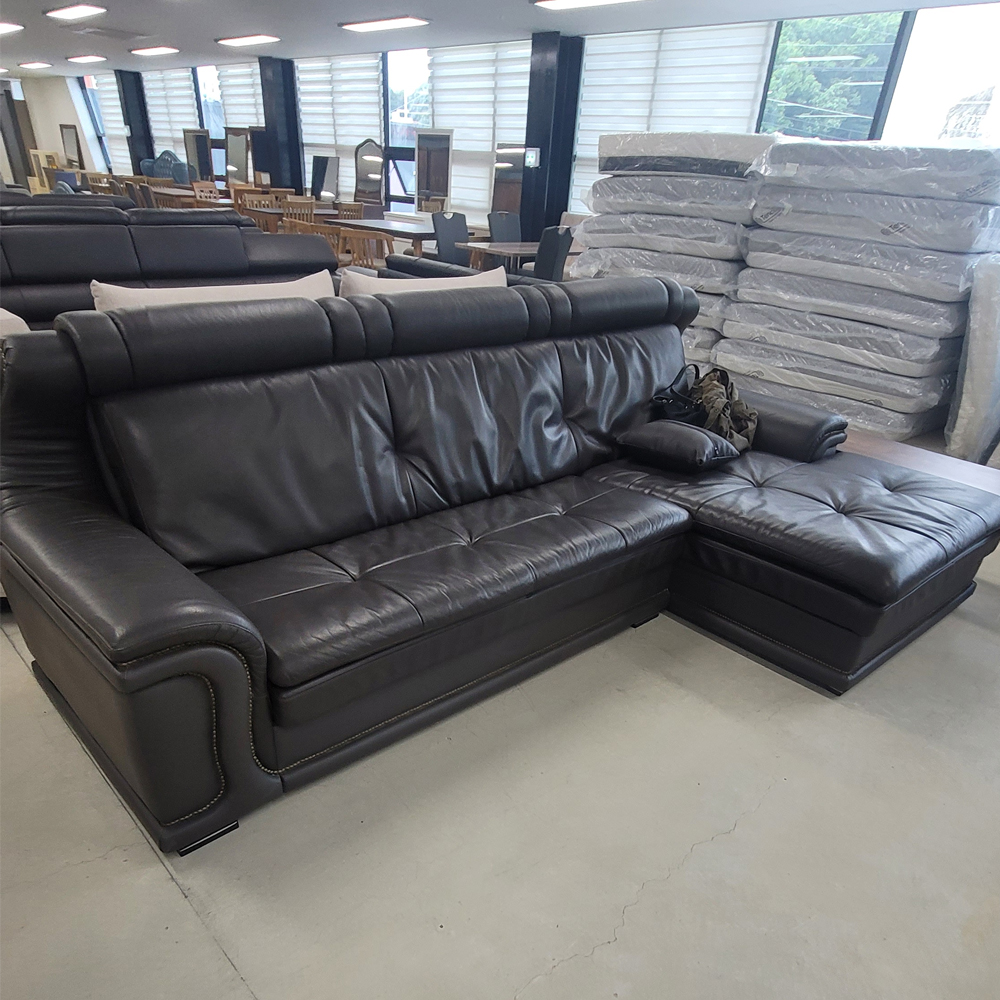 [매장진열] 2f_sofa_005 천연면피 카우치 소파