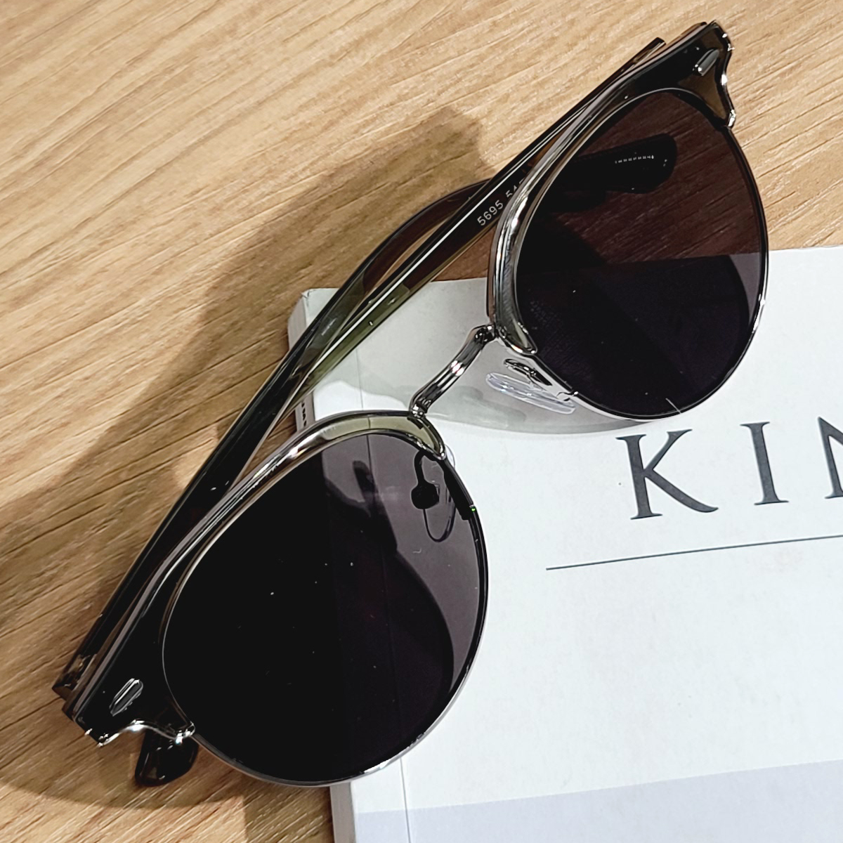 가벼운 자외선차단 하금테 선글라스 패션 골프