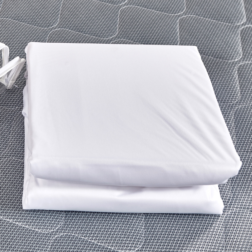 방수 매트리스커버 침대 방수매트 베이직 1면 화이트 S