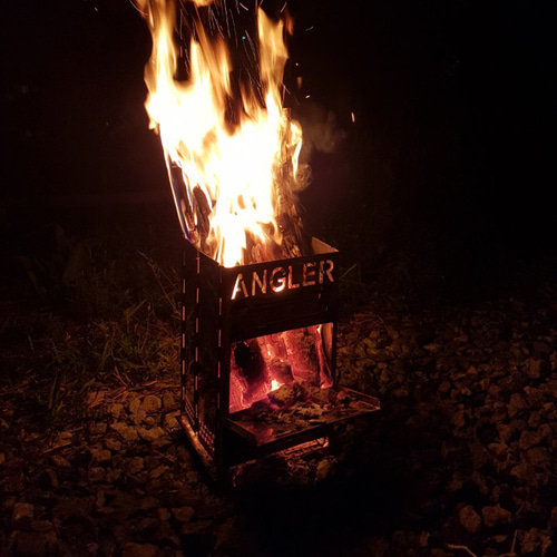 접이식 불멍 화로대 대형 우드스토브 차콜스타터 캠핑 바베큐 그릴