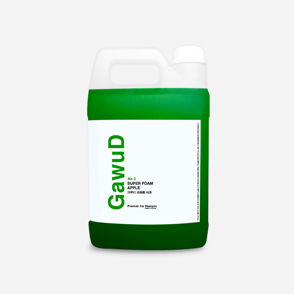GawuD 가우디 슈퍼 폼 사과향 카샴푸 갤런 3.78L 디테일링 폼건세차 거품세차 스노우폼 - 메인 이미지