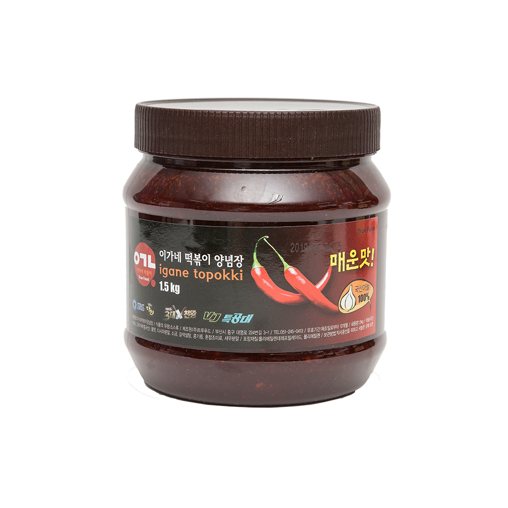 이가네 떡볶이 양념장 소스 1.5kg / 부산 명물 깡통시장 시장 떡볶이 - 상세 이미지 2