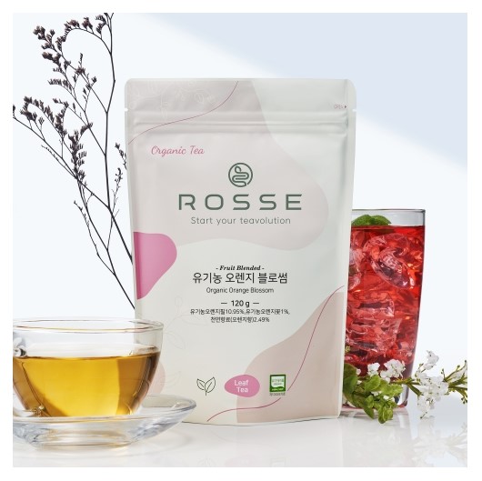 유기농 오렌지 허브티 레몬그라스 블렌딩 로쎄 허브차 잎차 120g 리필 - 메인 이미지