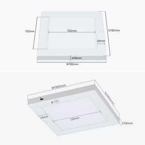 LED직부등 센서등 더 쎈 슬림엣지 18cm 사각 12W 직부등 주광색 ... 솔직 후기 | 실제 배치 사진 포함 - 상품 이미지 3