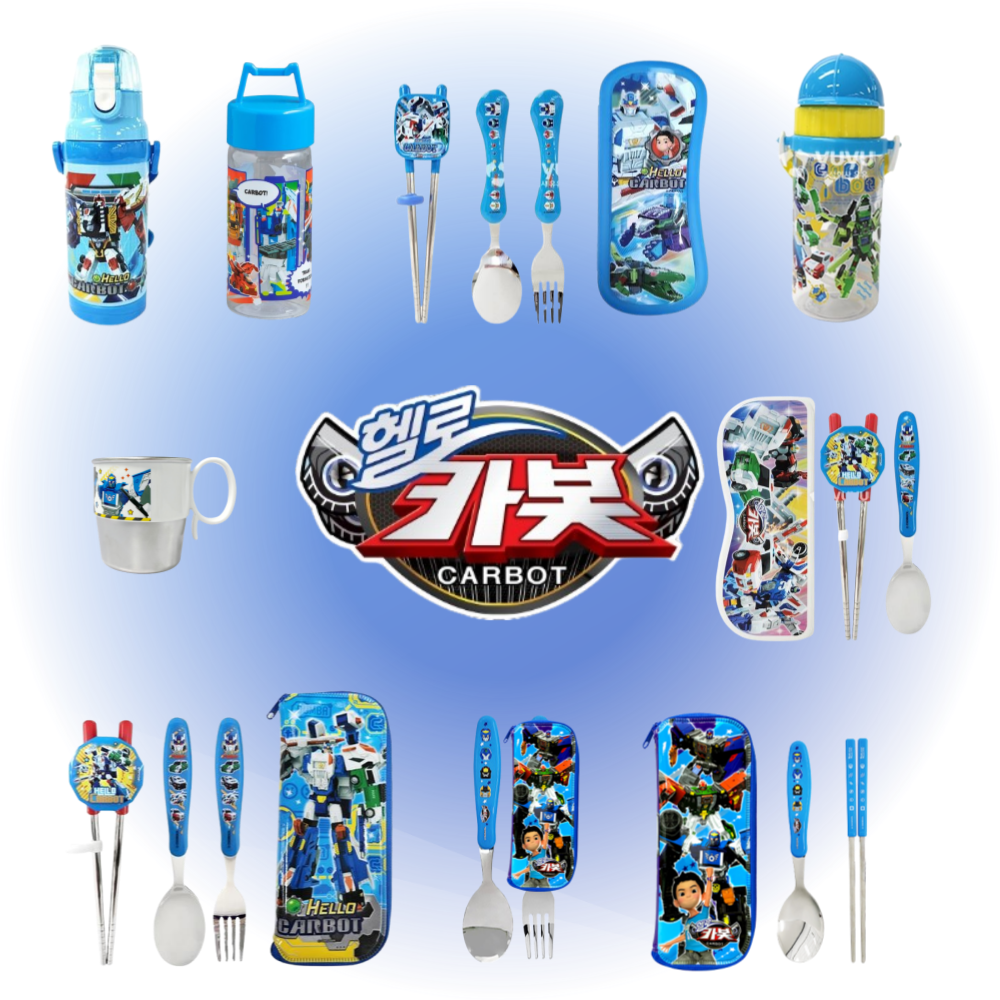 헬로카봇물병 원터치 텀블러 유아 어린이집 유치원 - 상세 이미지 2