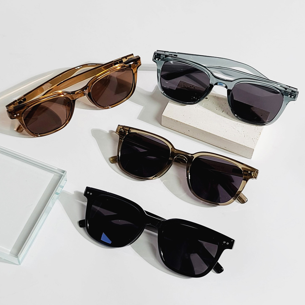 빅사이즈 반투명 패션 자외선차단 틴트 선글라스