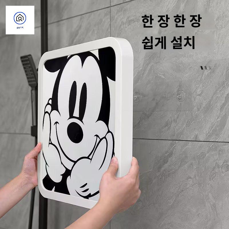 화장실 접이식 정리함 무타공 욕실옷보관 - 상세 이미지 4