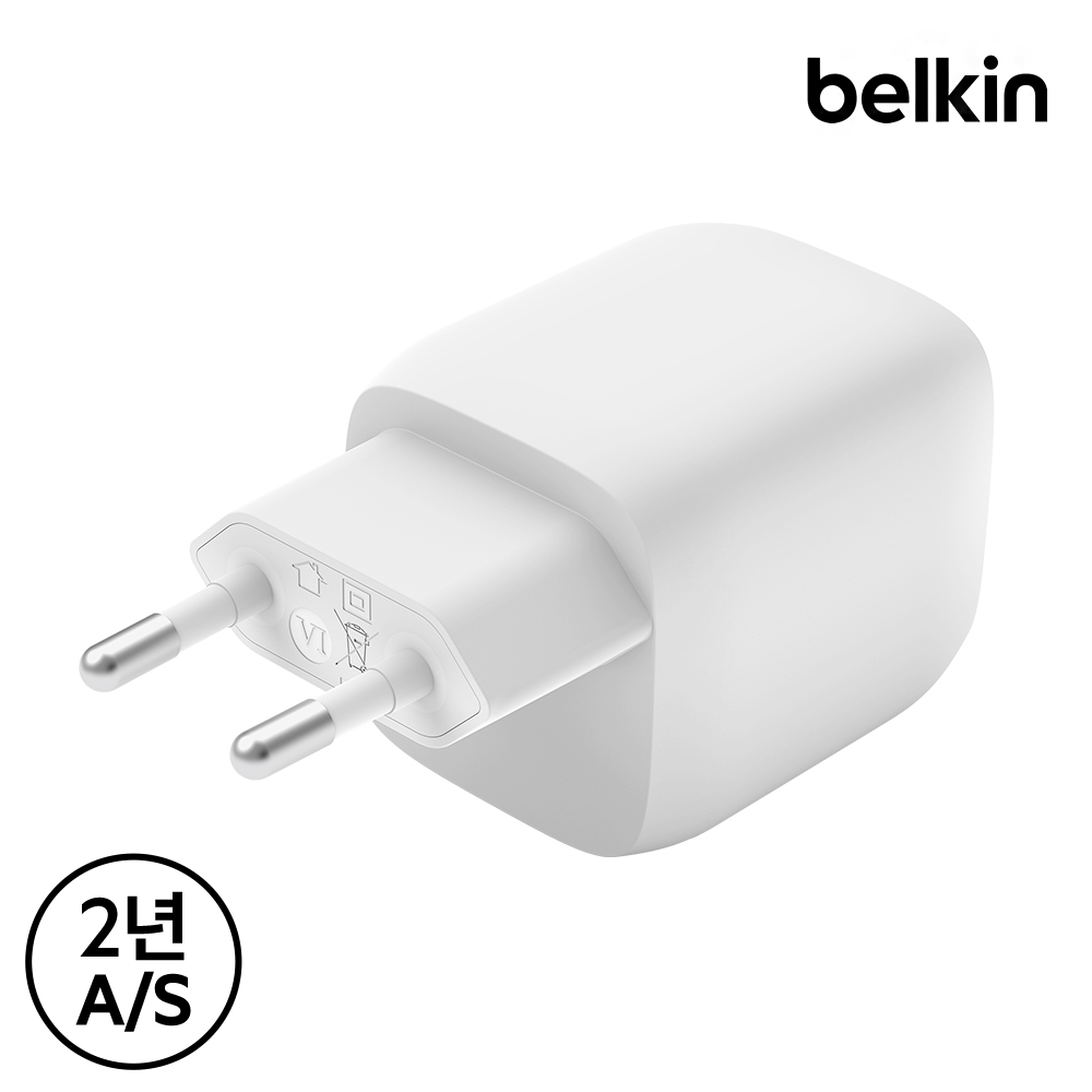 벨킨 45W 듀얼 USB-C타입 PD 3.0 PPS GaN 고속 충전기 WCH011kr 아이폰16 15 14 13 12 갤럭시S25 아이패드 프로 M4 맥북 노트북 삼성 LG 호환 - 상세 이미지 5