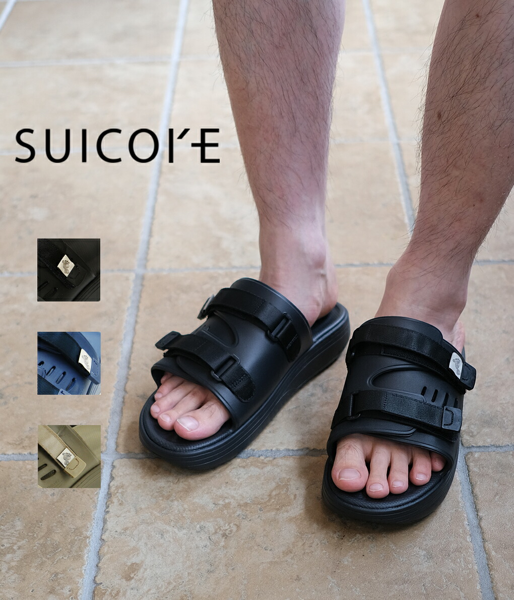 수이코크 SUICOKE 남성 스트랩 경량 편안한 샌들 OG-INJ-01 3컬러 - 상품 이미지