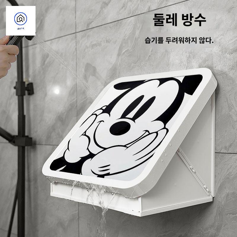 화장실 접이식 정리함 무타공 욕실옷보관 - 상세 이미지 2