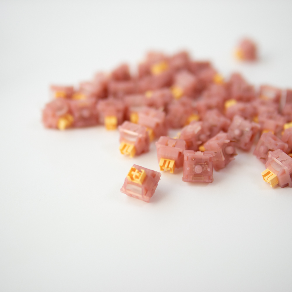 저소음 오테뮤 피치 축 V3 스위치 5pin outemu 리니어 사전 윤활 LED 투과 제품 이미지