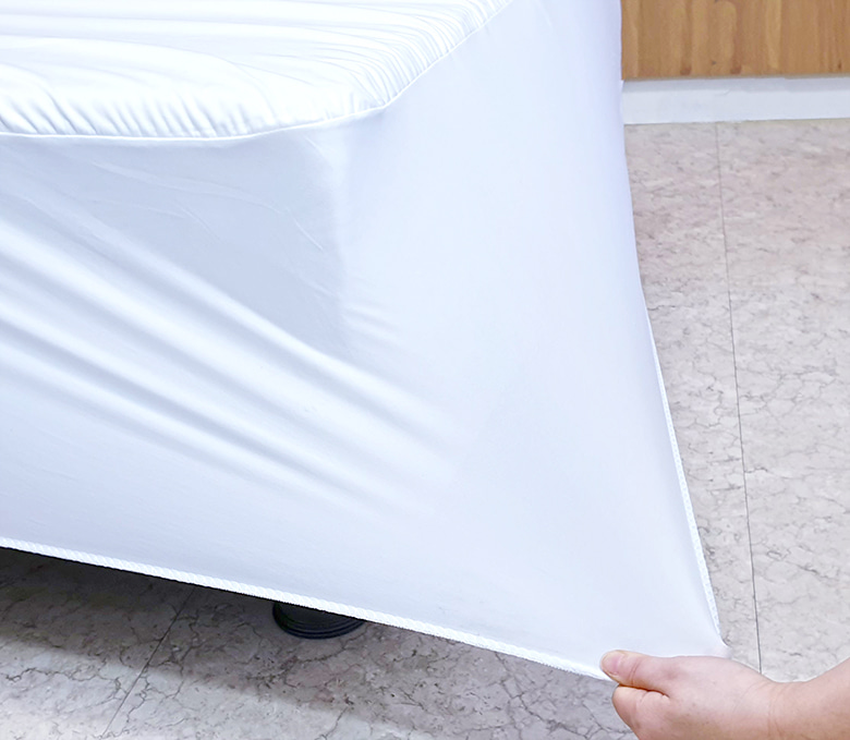 방수 매트리스커버 침대 방수매트 베이직 1면 화이트 S