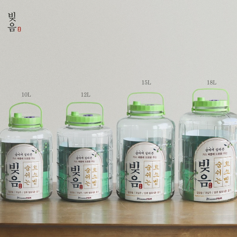 매실 담그는통 담금통 매실청병 뱀술 담금주병 10L - 상세 이미지 4