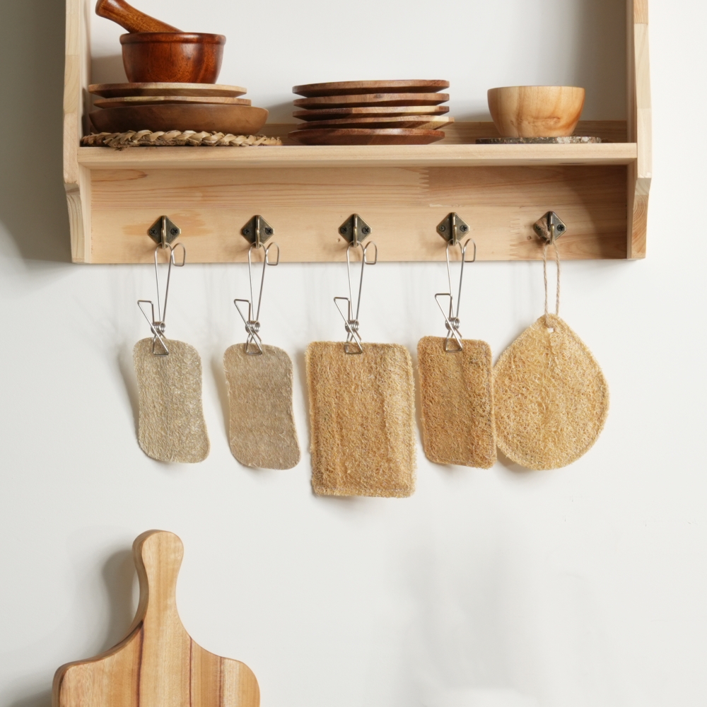 천연수세미 사각 주방 수세미 설거지 제로웨이스트