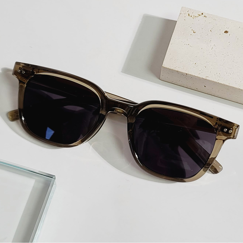 빅사이즈 반투명 패션 자외선차단 틴트 선글라스