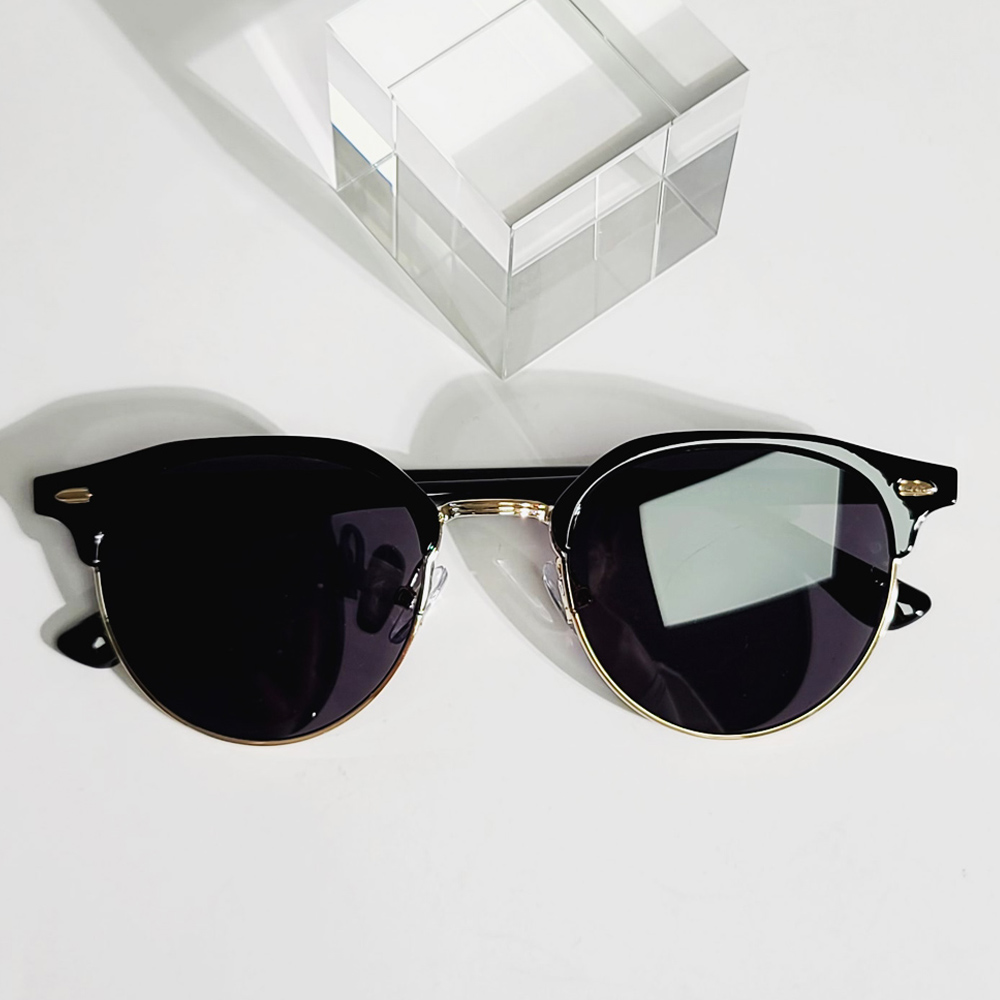 가벼운 자외선차단 하금테 선글라스 패션 골프