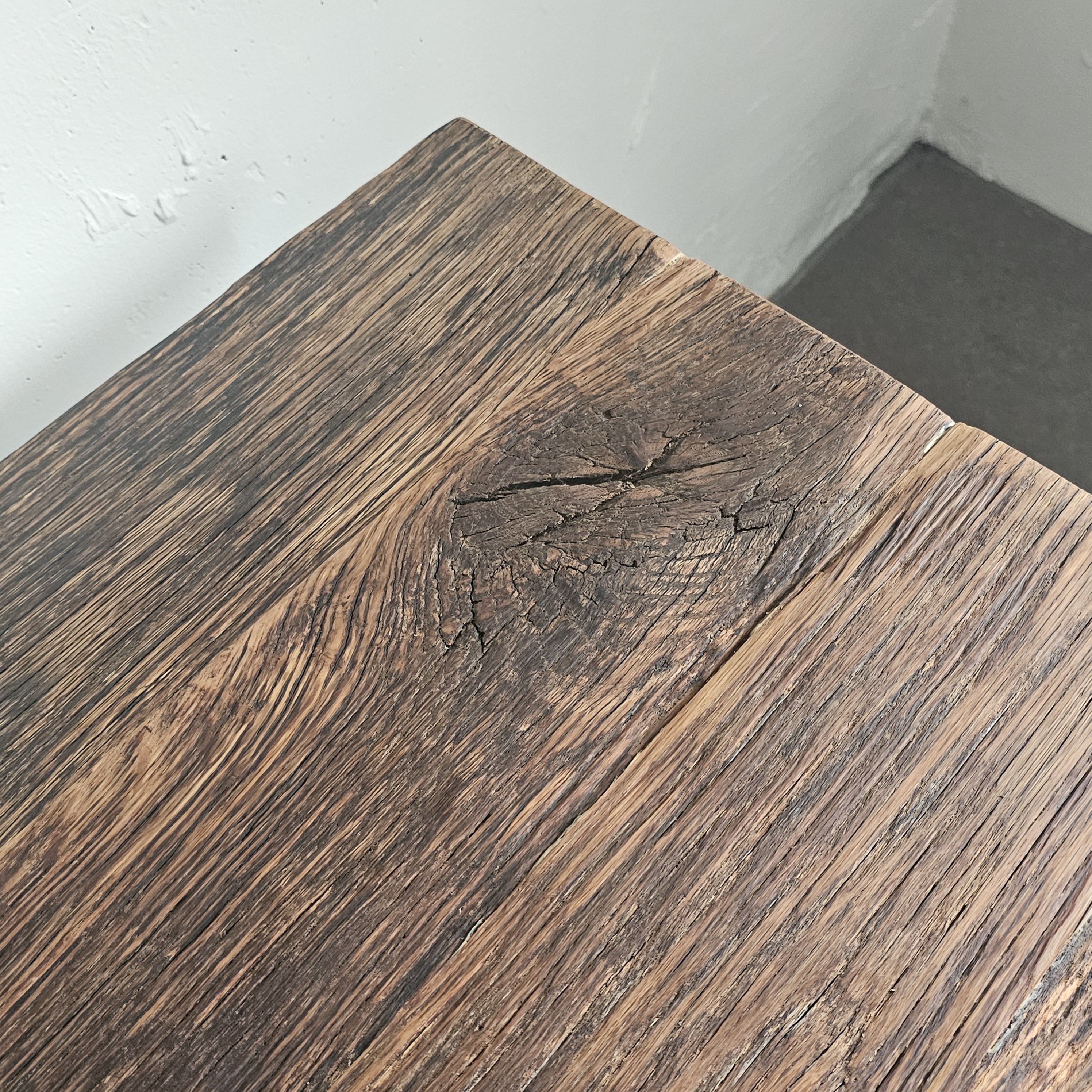 100년 이상 된 미국산 올드오크 빈티지 오크고재 거실테이블 커피테이블