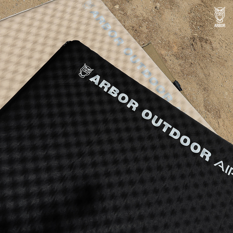 ARBOR 아버 에어매트 캠핑매트 자충매트 캠핑용 매트리스 패브릭 1인용 5cm 이미지 6