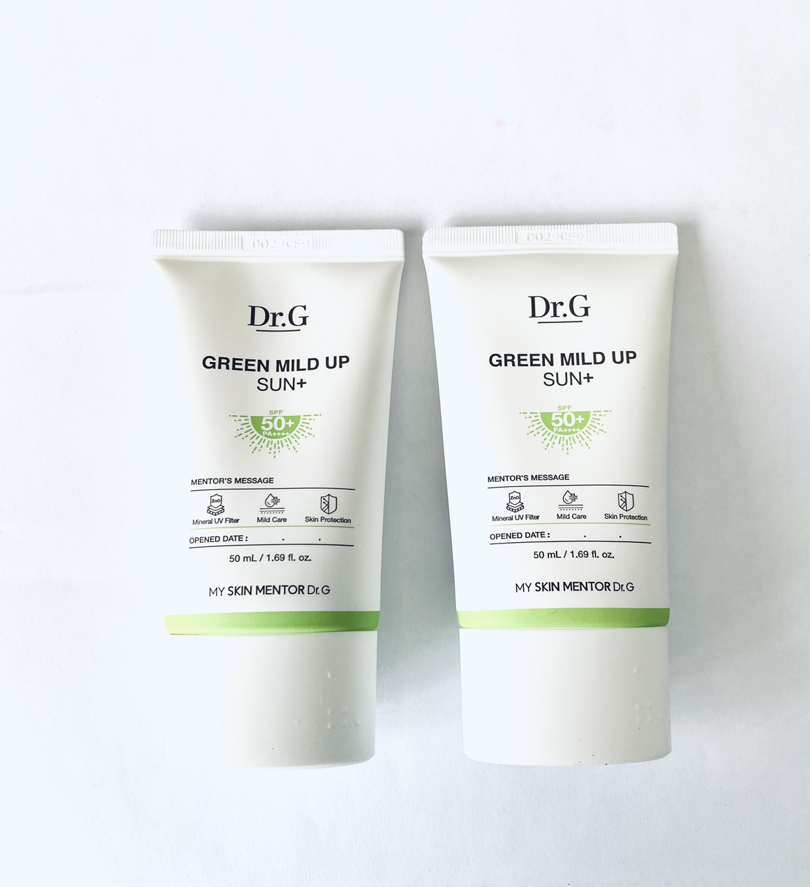 닥터지 그린 마일드 업 선 플러스 50ml(SPF50+) 2개 최신제조정품 유통기한2027년 : 셀러N