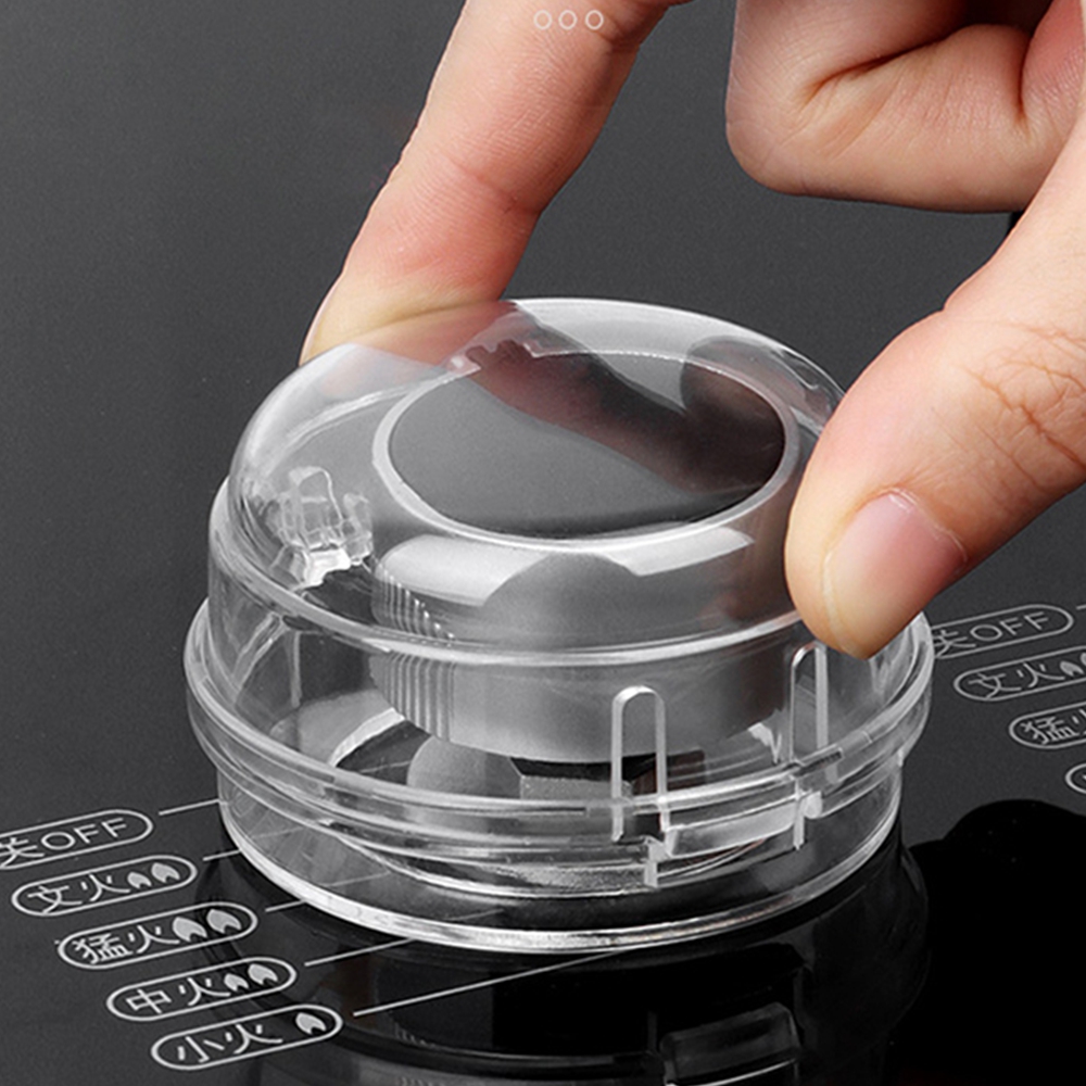 투명 가스레인지 레버캡 점화손잡이 보호커버 스위치 케이스