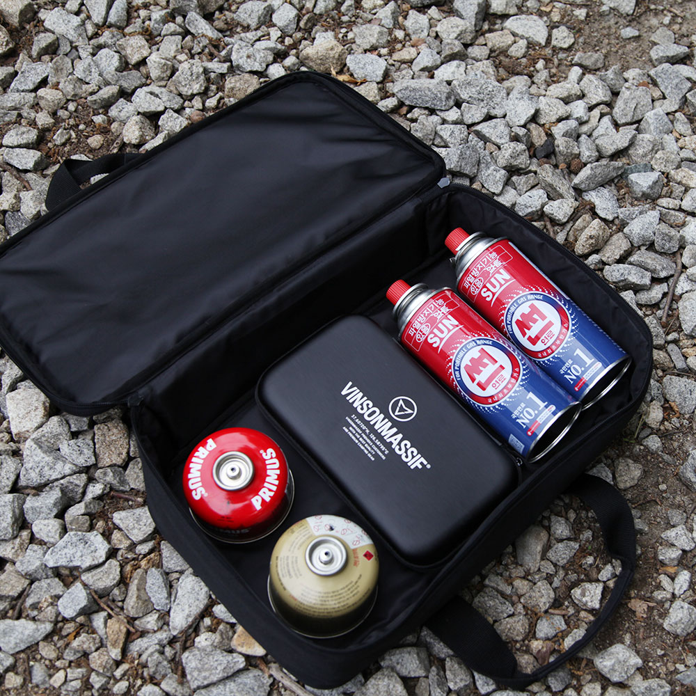 조선땔감 다용도 멀티백 캠핑연료가방 이소가스 부탄가스 플랫버너 보관가방