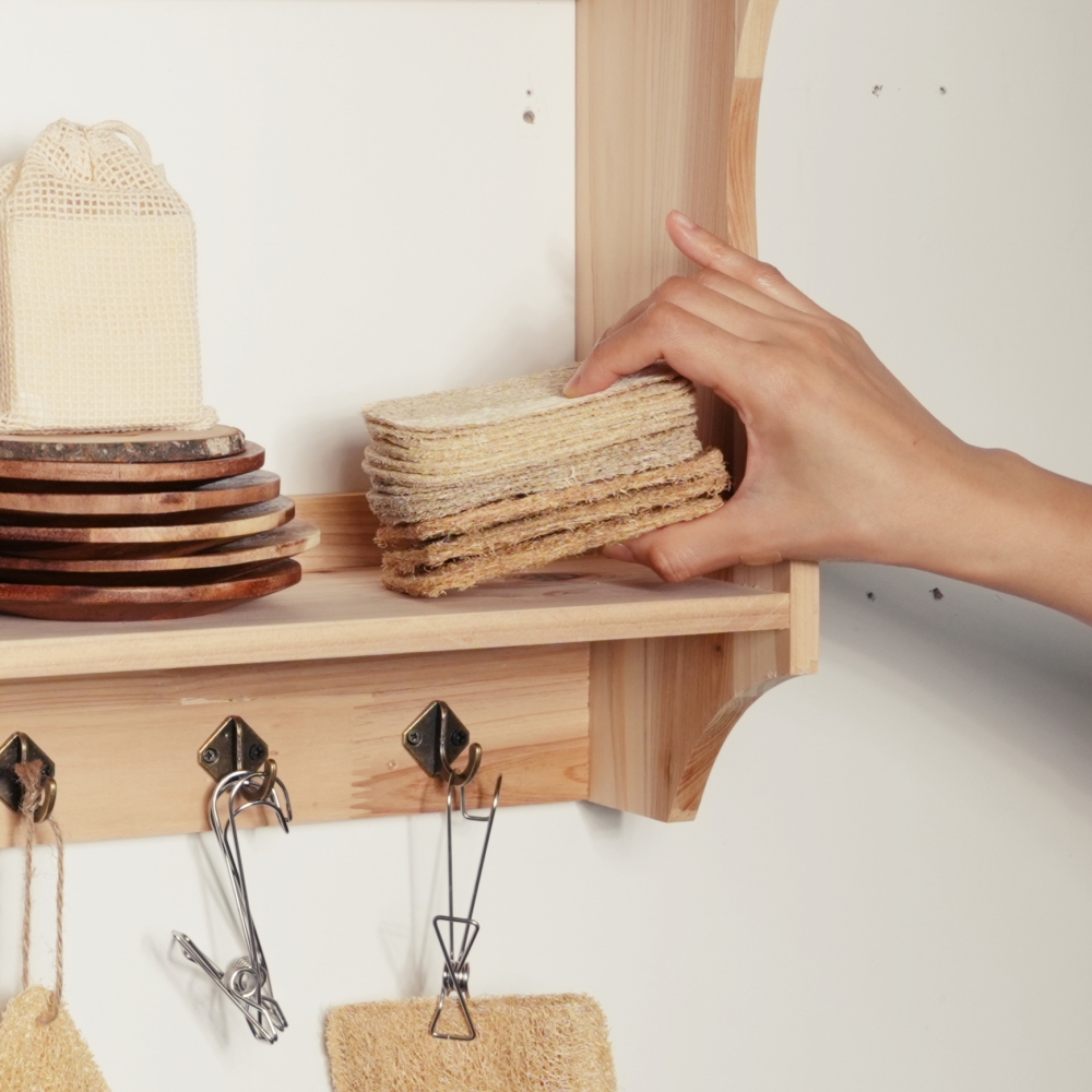 천연수세미 사각 주방 수세미 설거지 제로웨이스트