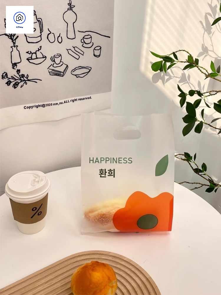 토스트 봉지 포장 디저트 비닐 봉투 답례품 베이커리 빵 - 상세 이미지 2