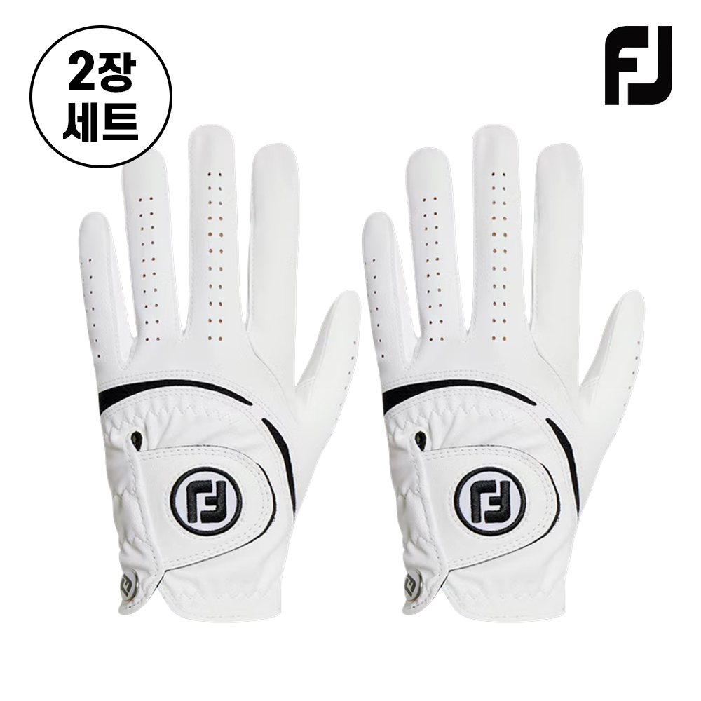 [2장 1세트/볼마커부착] 풋조이 웨더소프 WEATHERSOF 남성 골프장갑