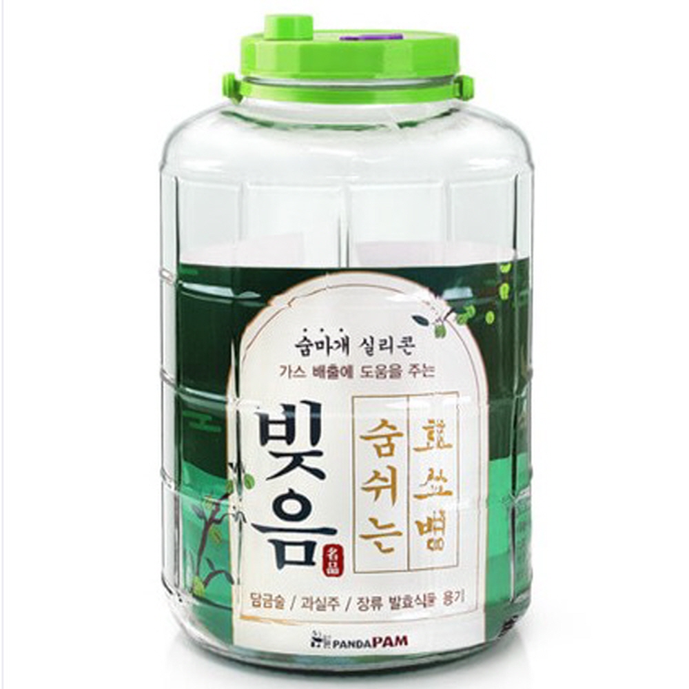 매실 담그는통 담금통 매실청병 뱀술 담금주병 10L - 메인 이미지