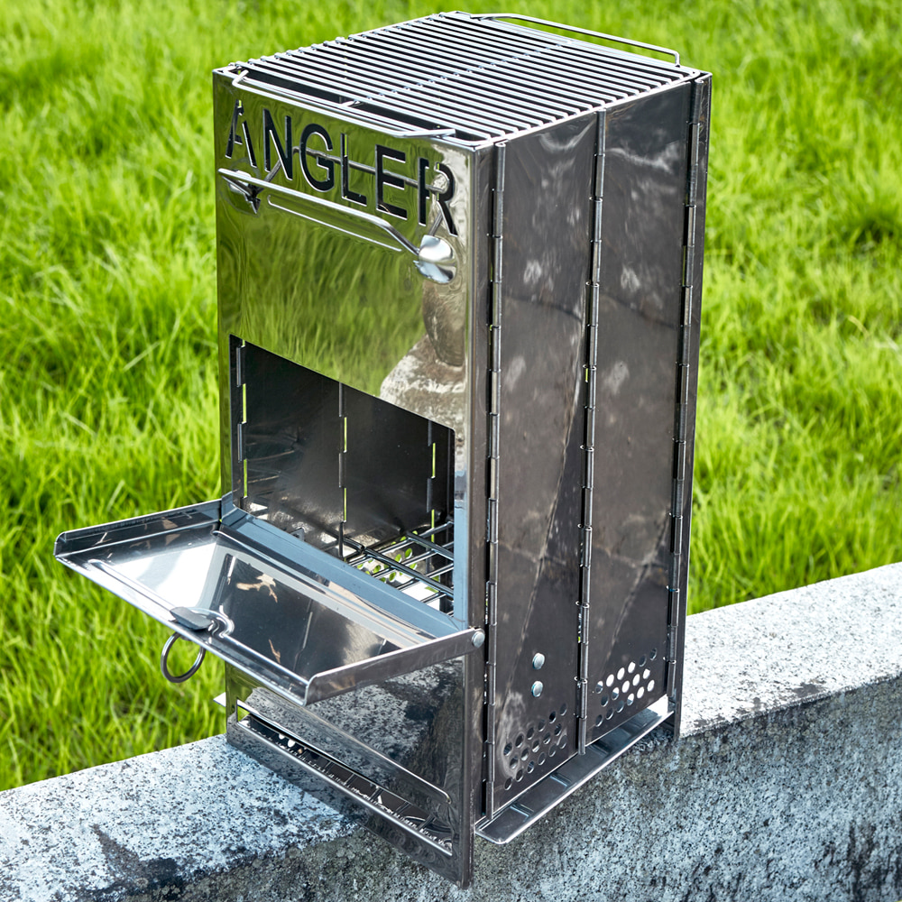 접이식 불멍 화로대 대형 우드스토브 차콜스타터 캠핑 바베큐 그릴