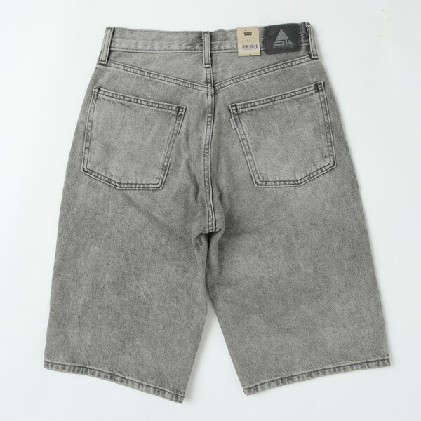 리바이스 Levi's 실버탭 루즈핏 7부 데님 반바지 A7491-0002 그레이 - 상세 이미지 3