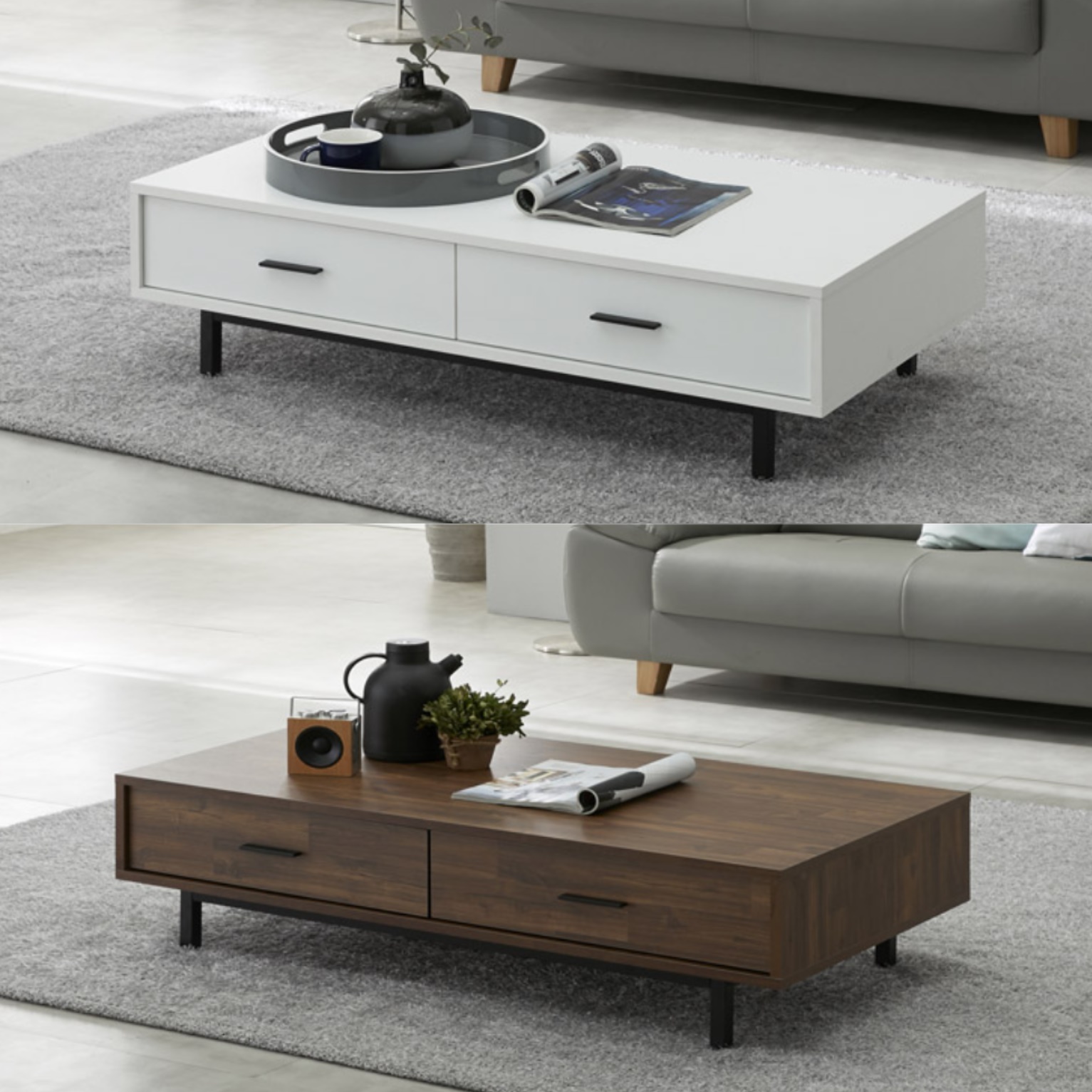 거실용 탁자 낮은 테이블 서랍테이블 로우 소파 좌식 좌탁