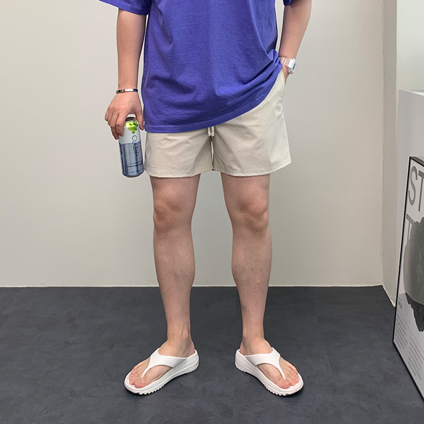 남자 쿨 스판 밴딩 반바지 냉장고 숏팬츠 나일론 쇼츠 이미지 8
