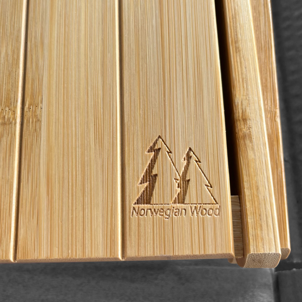 캠핑 원목 테이블 선반 접이식 우드쉘프 4단 네추럴