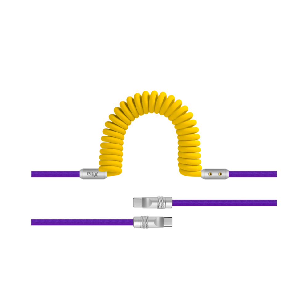 엑스트라 240W 스프링 고속충전케이블 실리콘 핸드폰 초고속 CTOC 충전기
