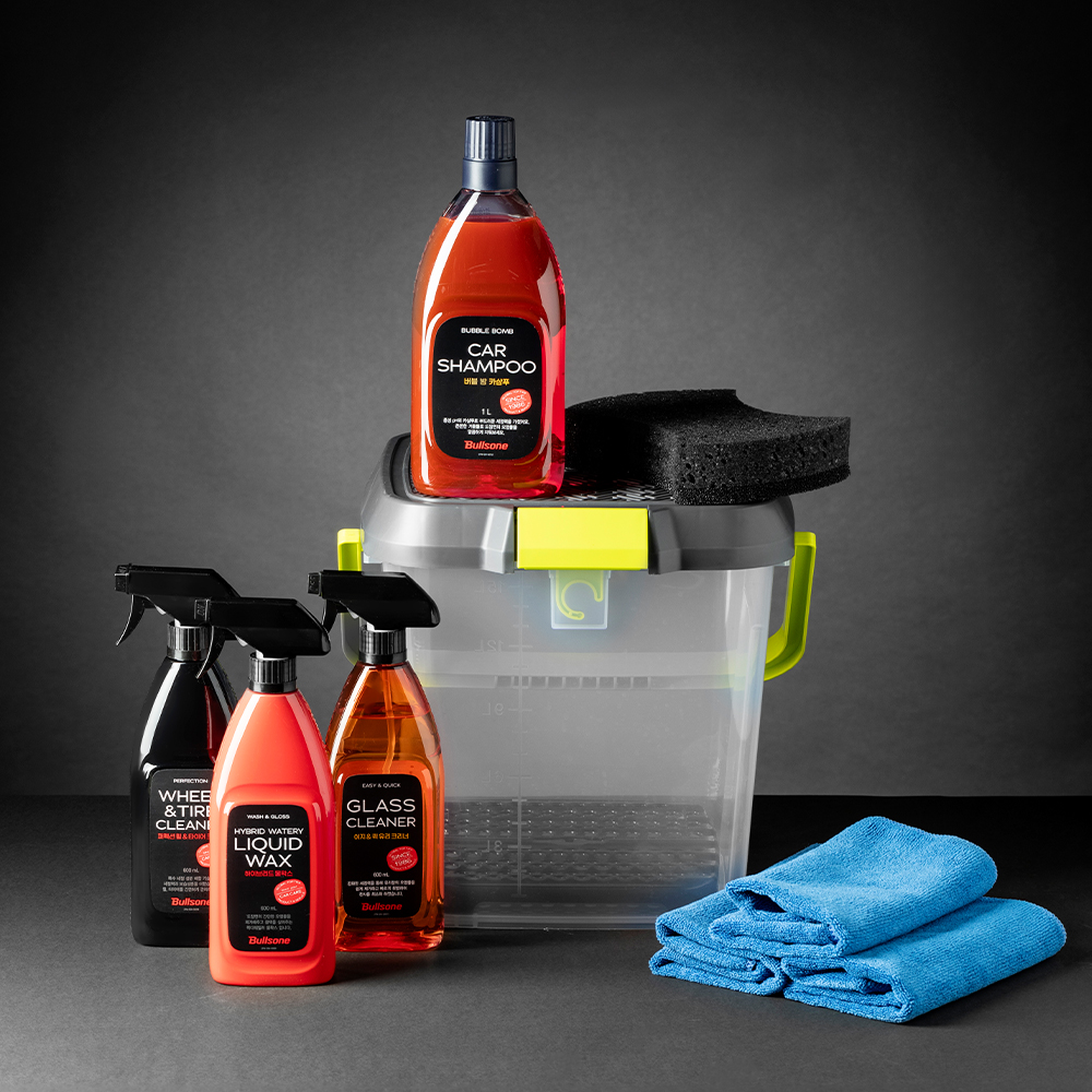 [불스원] 갓성비 올케어 10종 세트 자동차 세차용품 초보 셀프세차 세트
