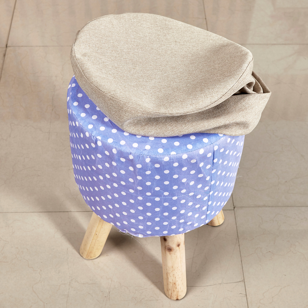 원목 원형 스툴 의자 기본형