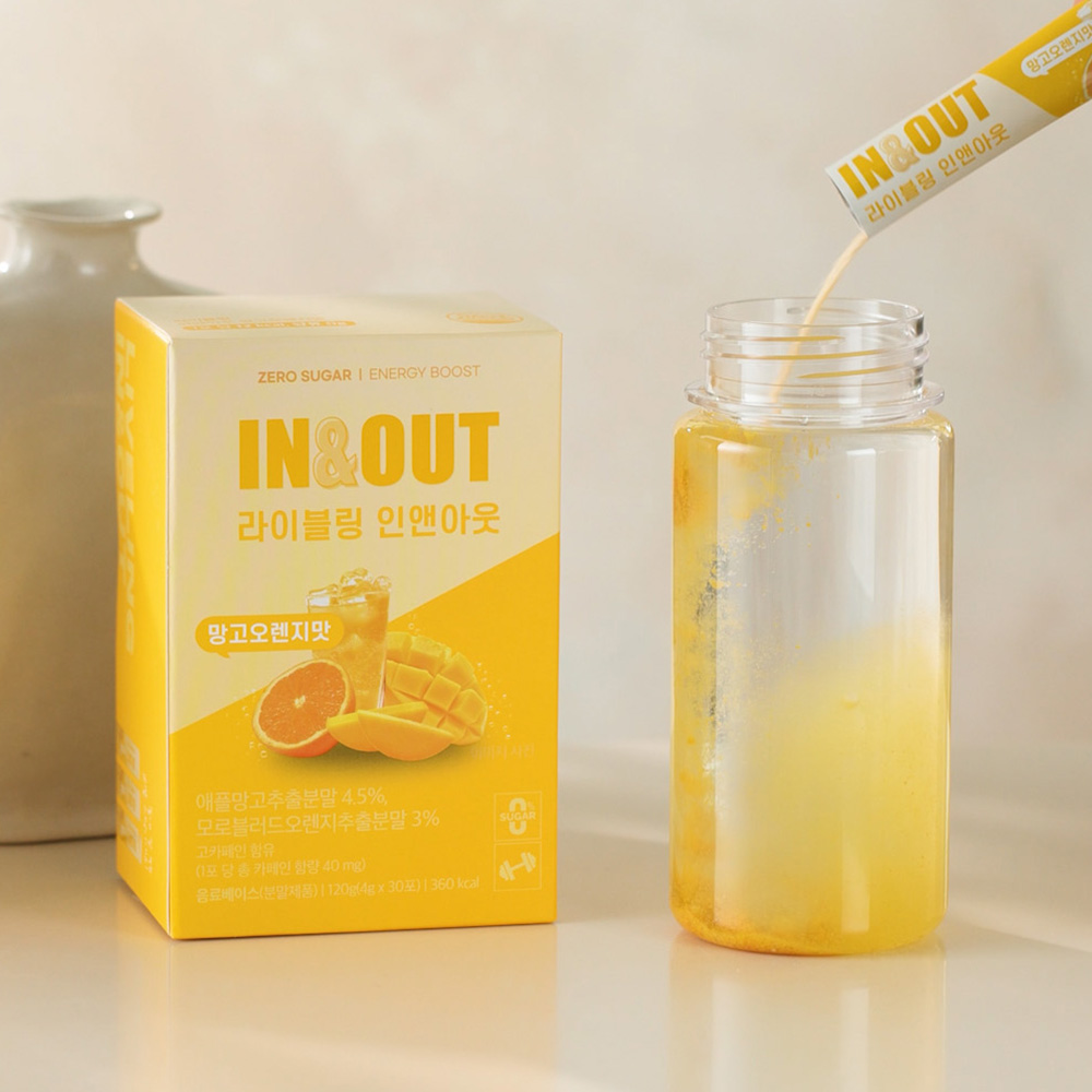 라이블링 인앤아웃 망고오렌지 1박스 30포 - 상세 이미지 3