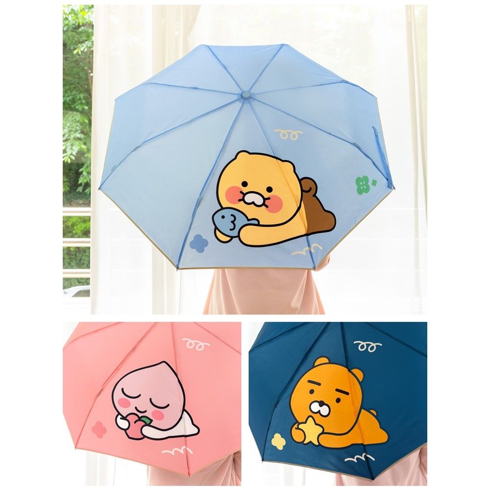 3단 자동우산 춘식이 우산선물 장마철 굿즈