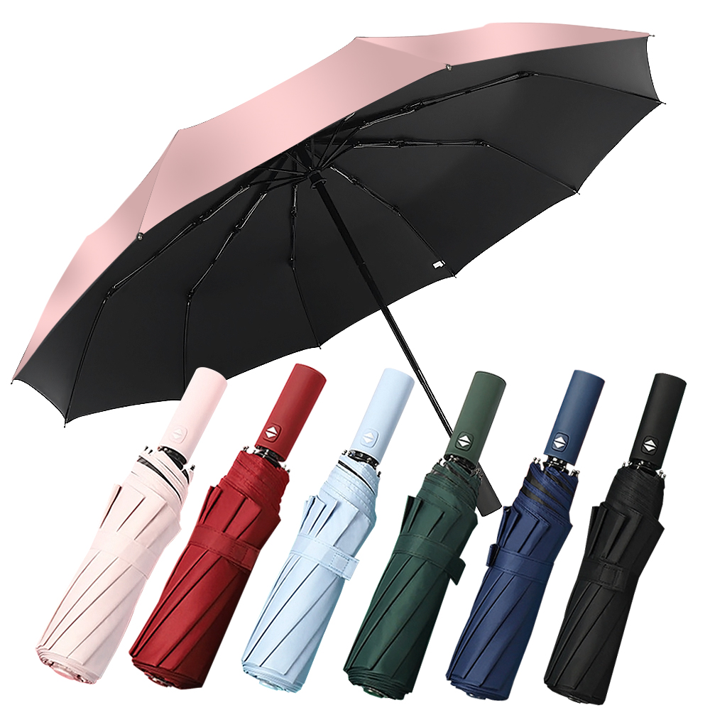 튼튼한 3단 자동우산 UV차단 접이식 우산 암막 우양산