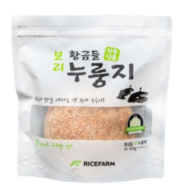 황금들 고소한 현미 누룽지 간식 누룽지과자 대용량 중식 맛있는 업소용 현미 410g - 상세 이미지 2