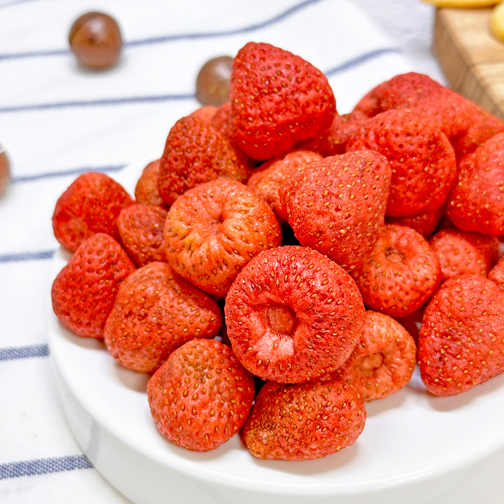 HACCP 동결건조 과일칩 딸기칩 약55g+55g 건과일 건조 말린 과일 - 메인 이미지