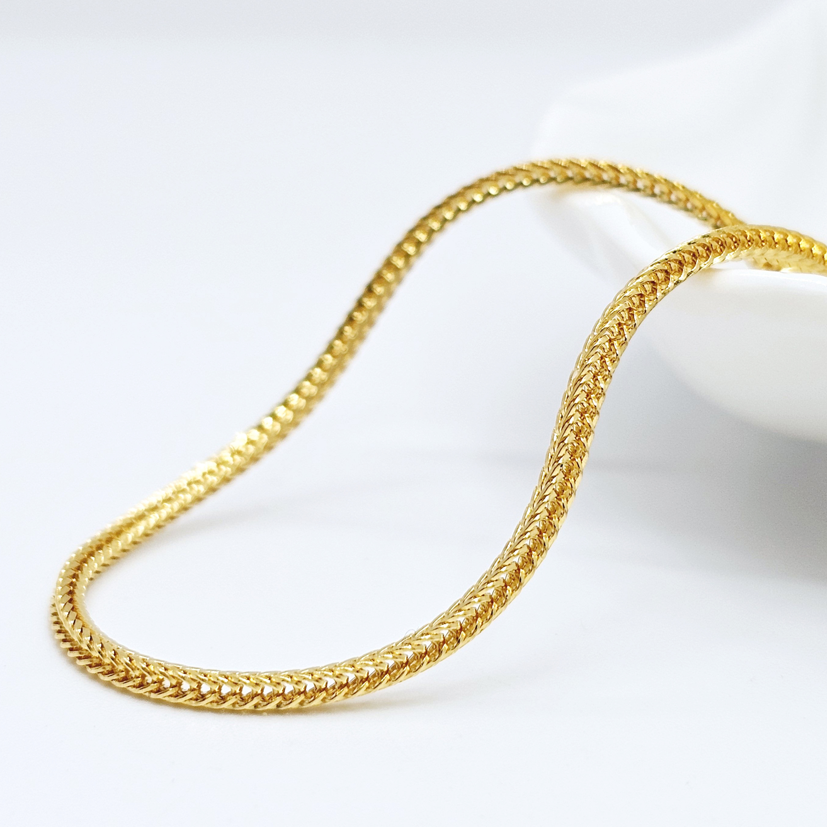 24k 폭스체인 여자 순금팔찌 - 상품 이미지